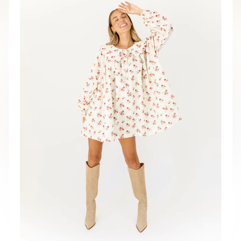 Shop Zoco Eloise Collared Floral Dress